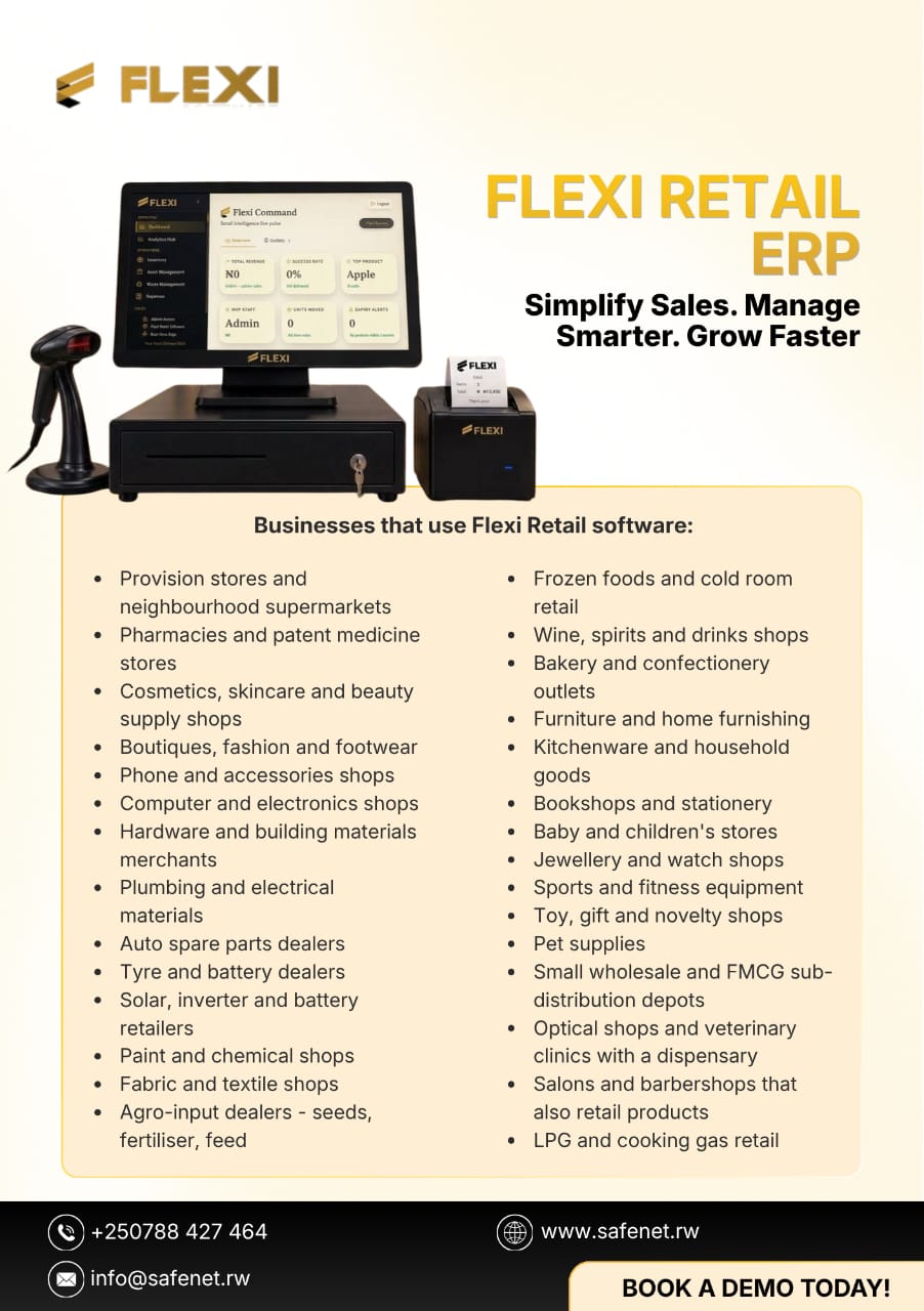 Flexi retail ERP point of sale system